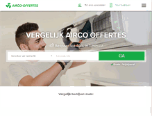 Tablet Screenshot of airco-offertes.nl